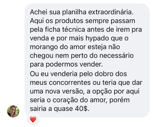 Depoimento de aluna 5