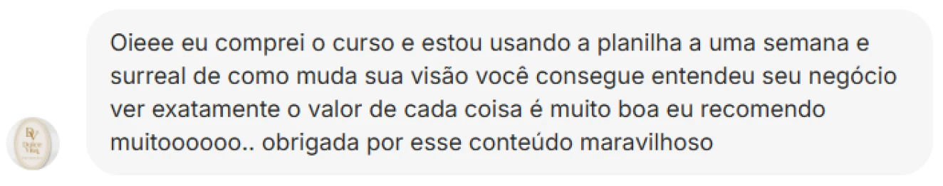 Depoimento de aluna 6